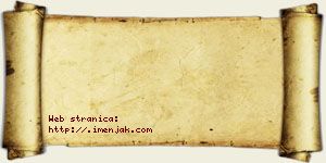 Andjelina Nikolendžić vizit kartica